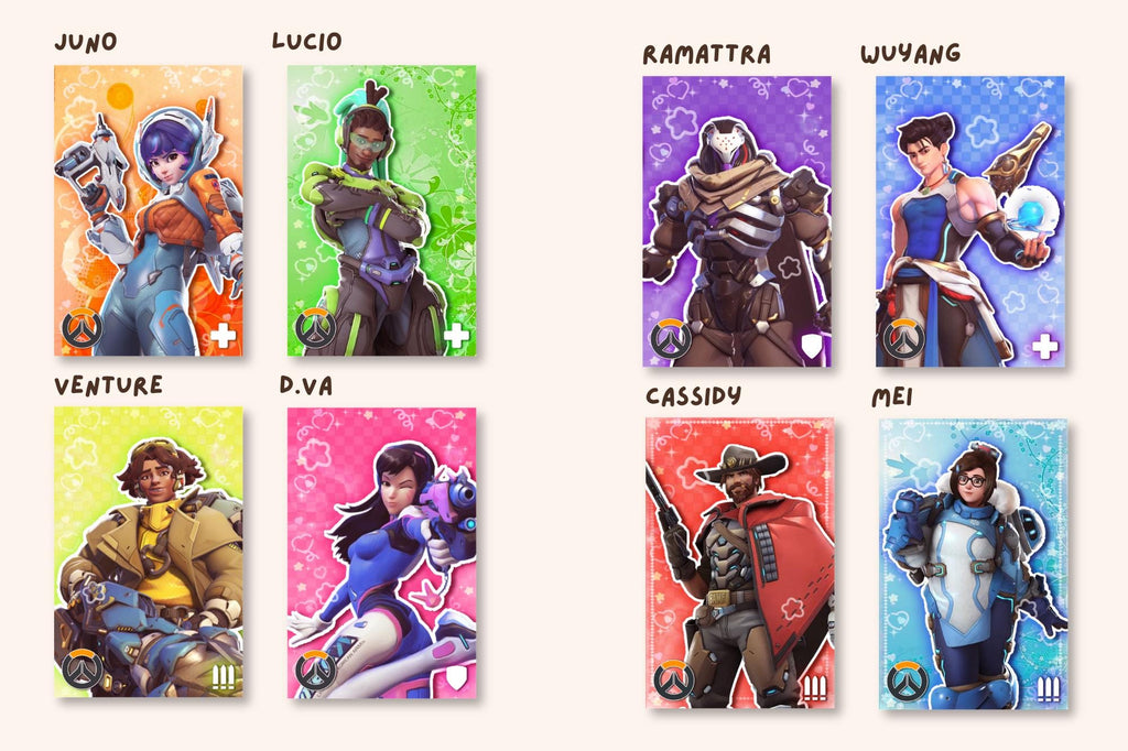 Overwatch Hero Photocards