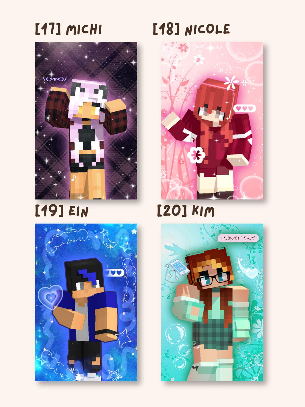 Aphmau MyStreet Photocards