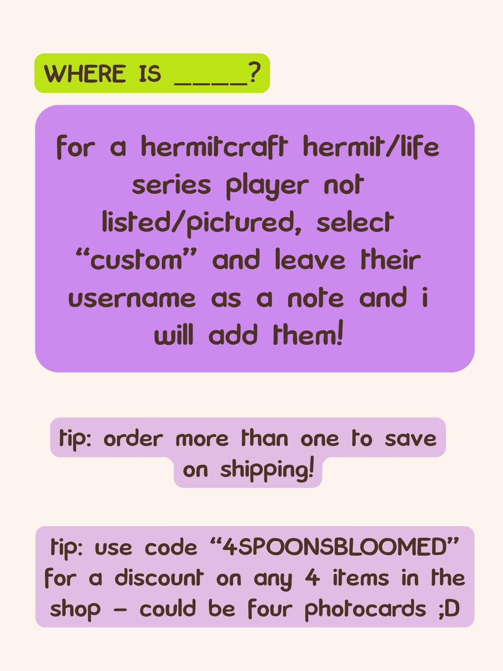 Life Series & Hermitcraft Photocards