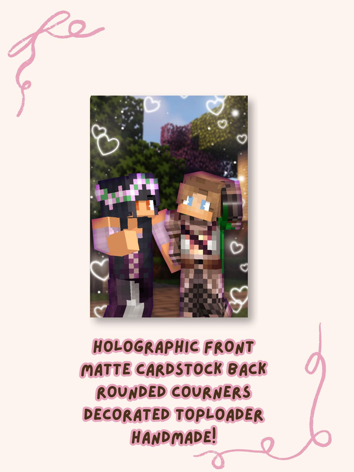 YCH Custom Minecraft Skin Ship Photocards