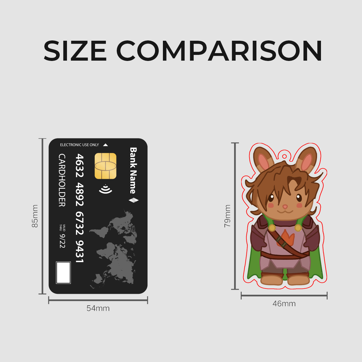 Laurance Zvahl Calico Critters Keychain