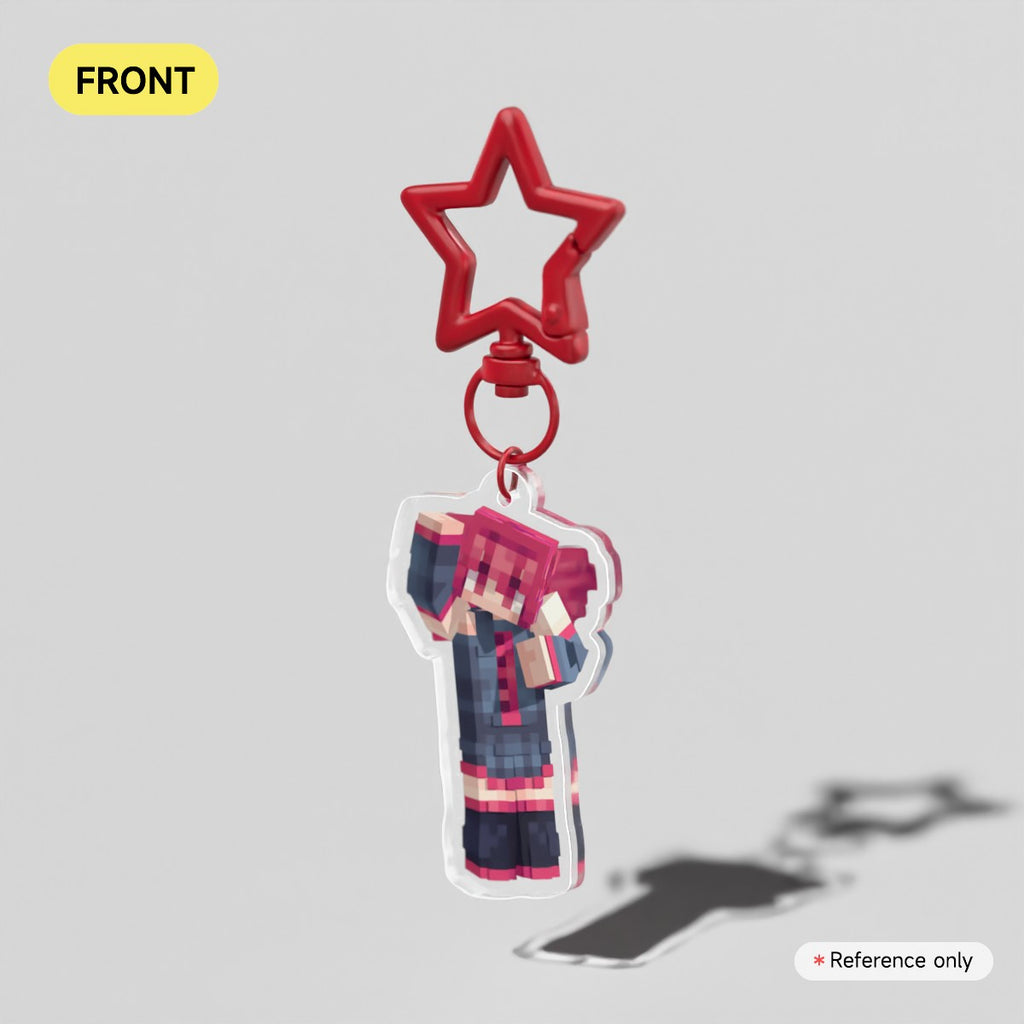 Minecraft Kasane Teto Acrylic Keychains