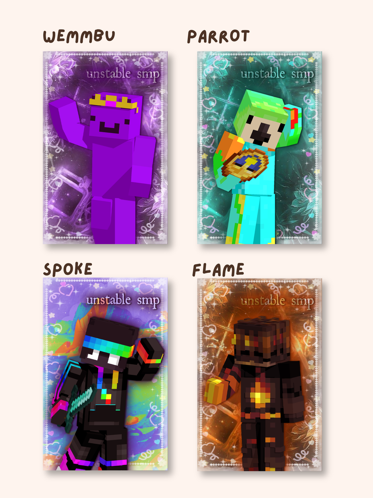 Unstable Universe SMP Photocards