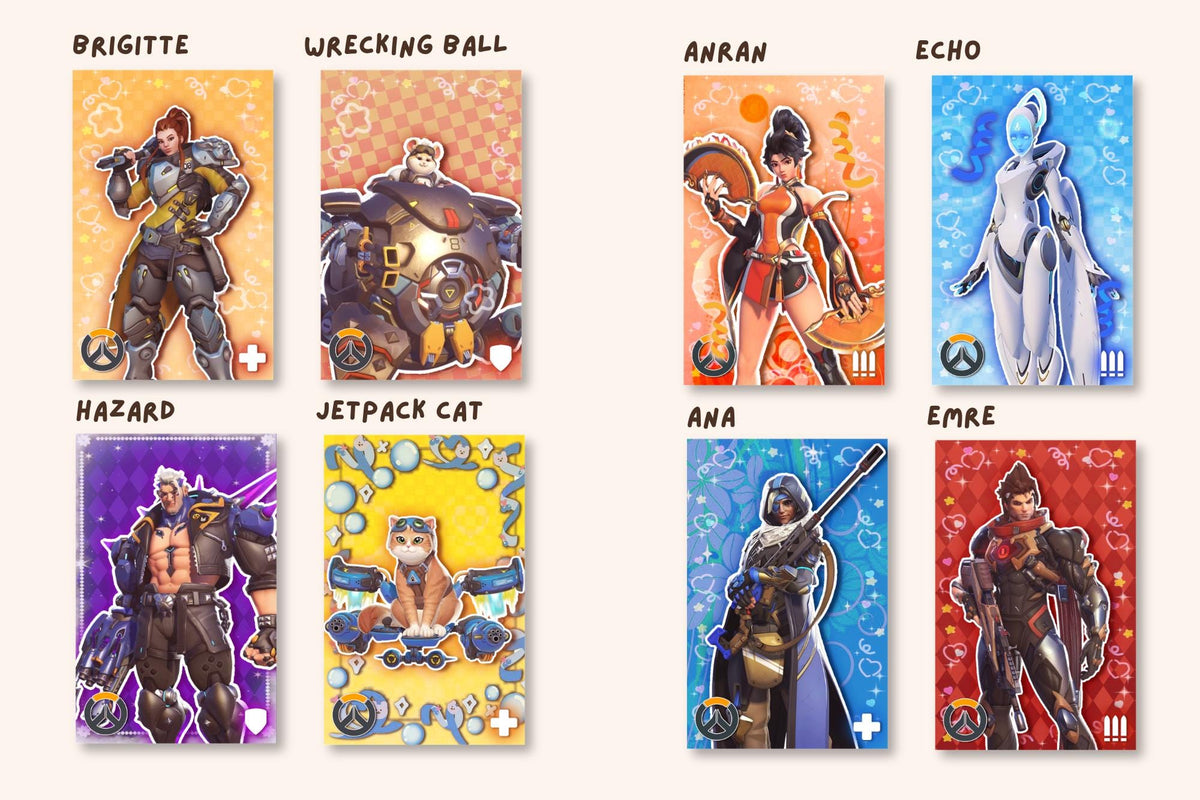 Overwatch Hero Photocards