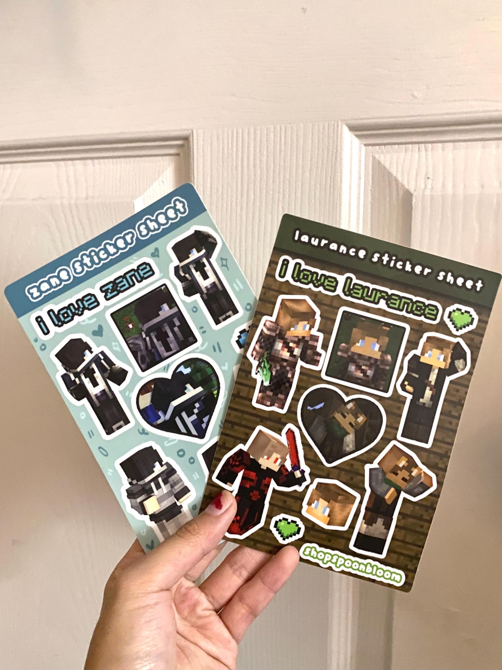 Aphmau Character Mystreet/Diaries Sticker Sheets