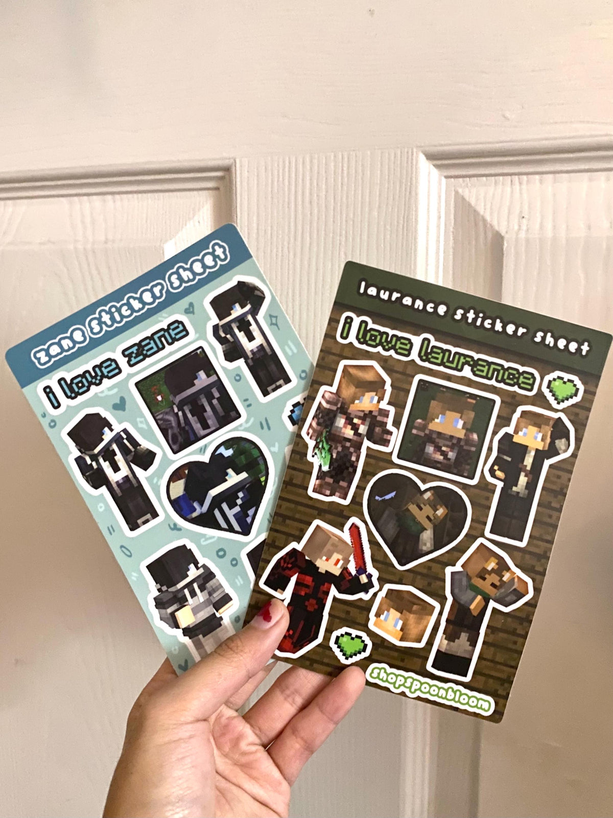 Aphmau Character Mystreet/Diaries Sticker Sheets