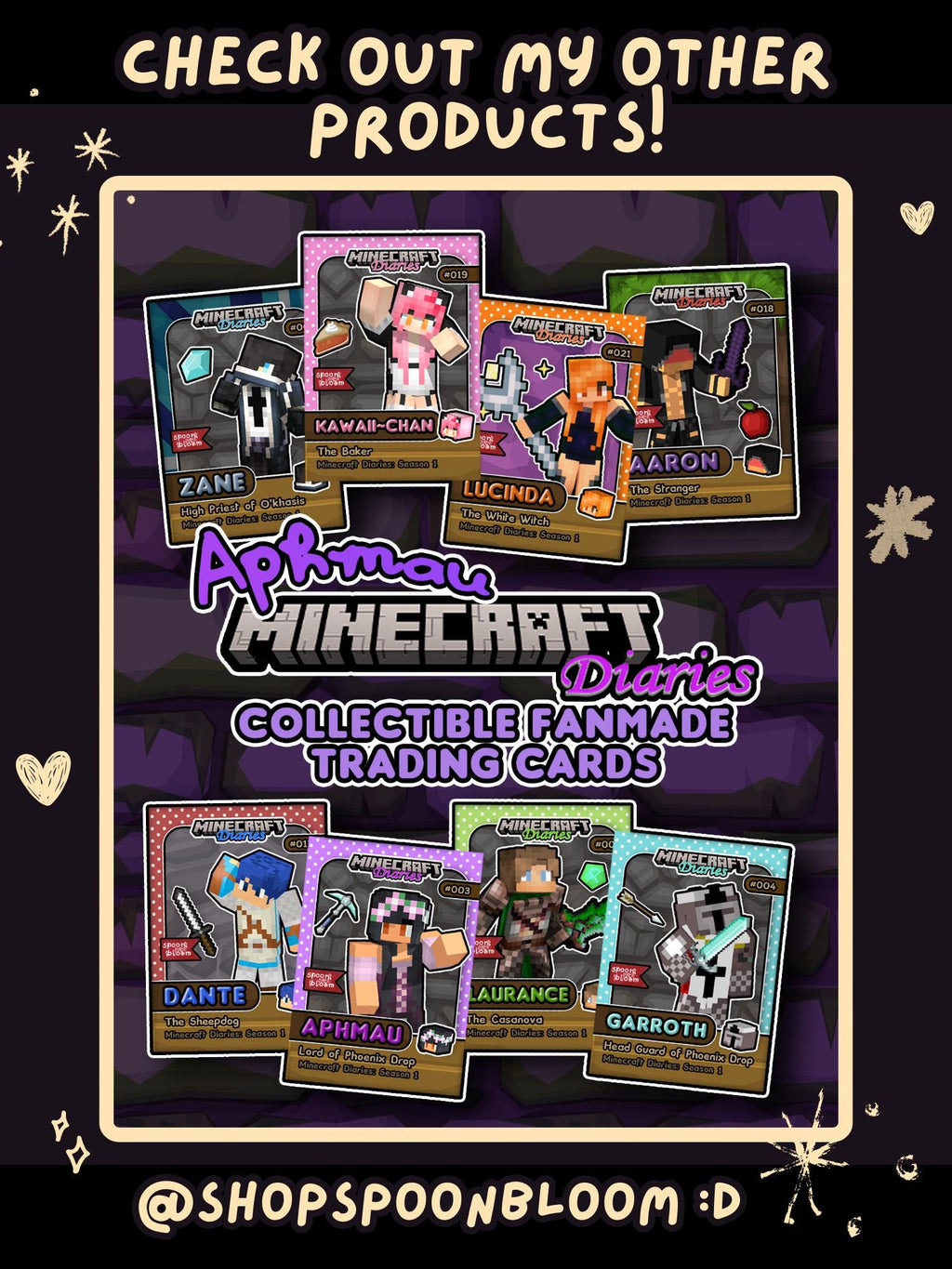 Aphmau Diaries Photocards