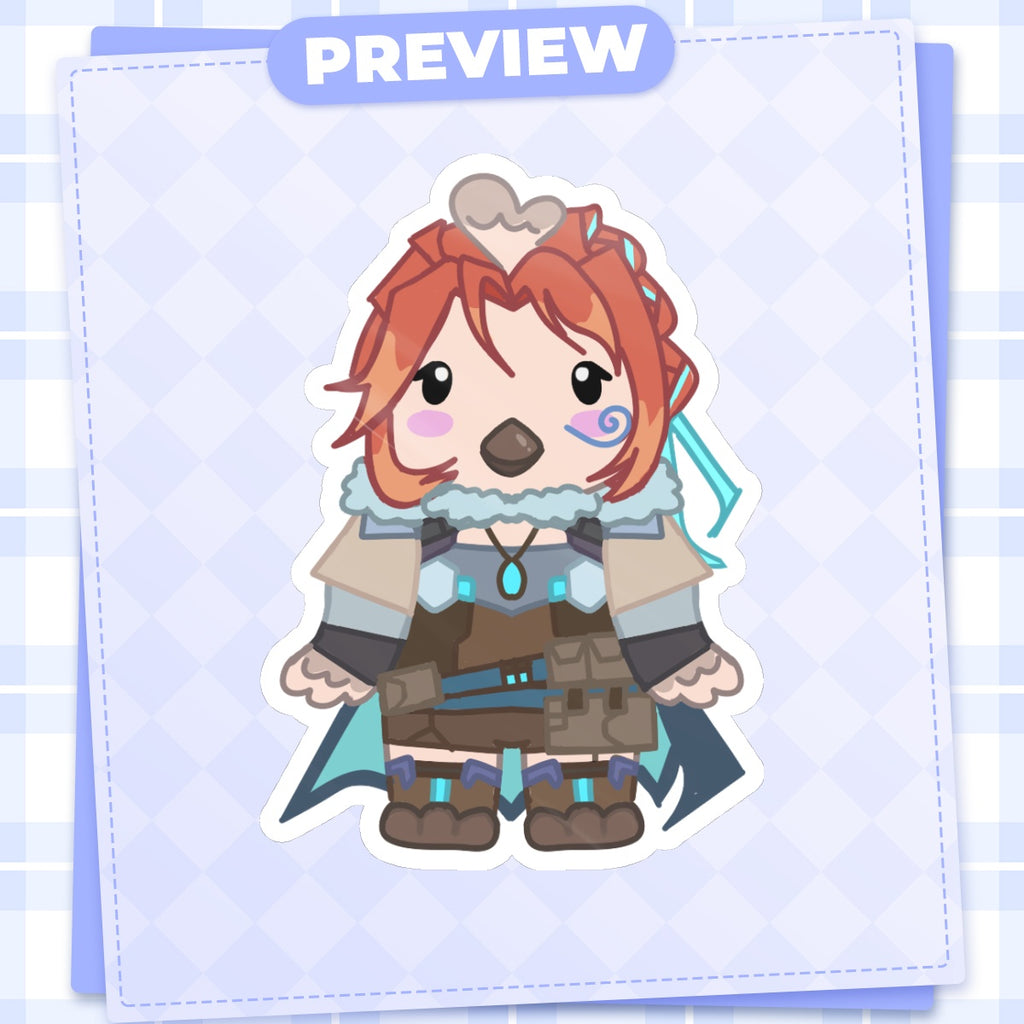 OW Freja Calico Critters Sticker