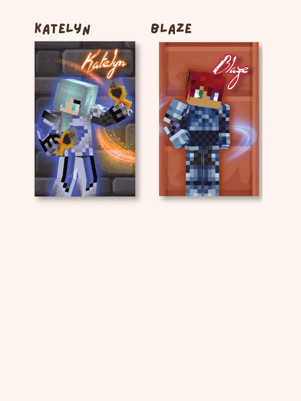 Aphmau Diaries Photocards