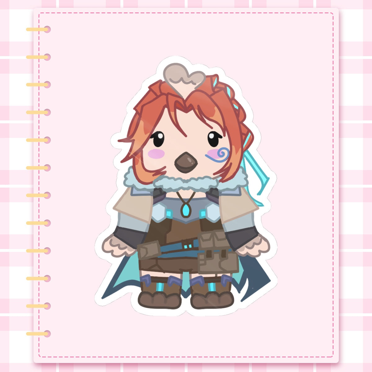 OW Freja Calico Critters Sticker