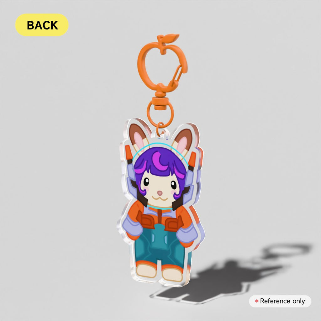 OW Juno Calico Critters Acrylic Keychain