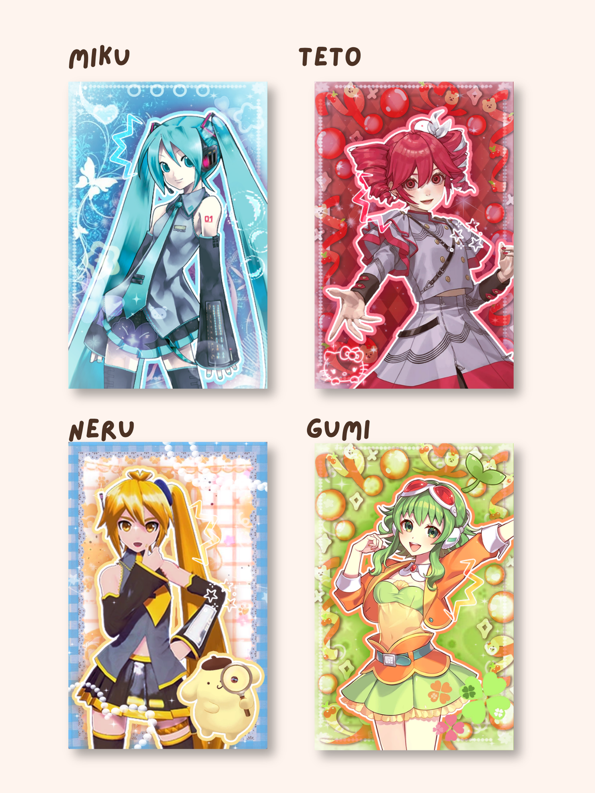 Vocaloid Photocards