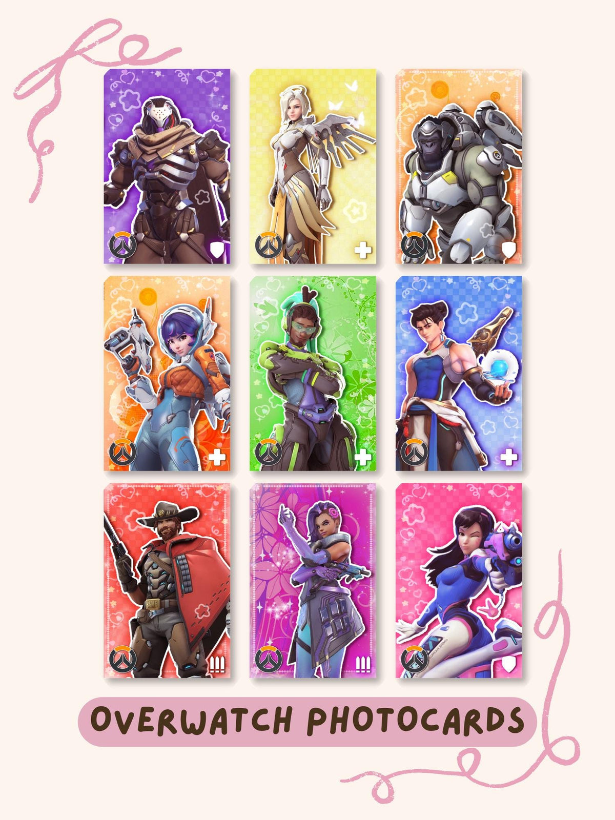 Overwatch Hero Photocards
