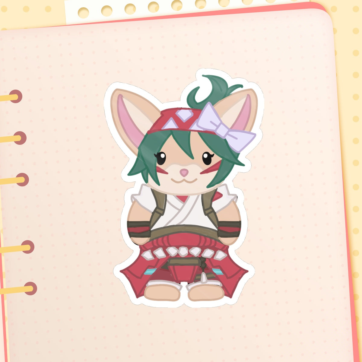 OW Kiriko Calico Critters Sticker