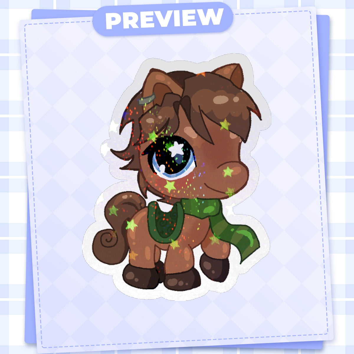 Laurance Zvahl LPS Horse Sticker