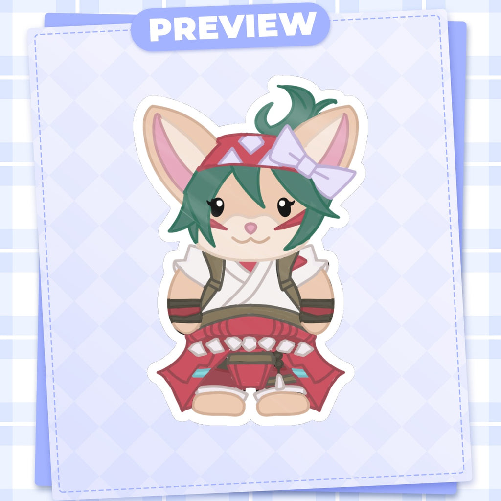 OW Kiriko Calico Critters Sticker
