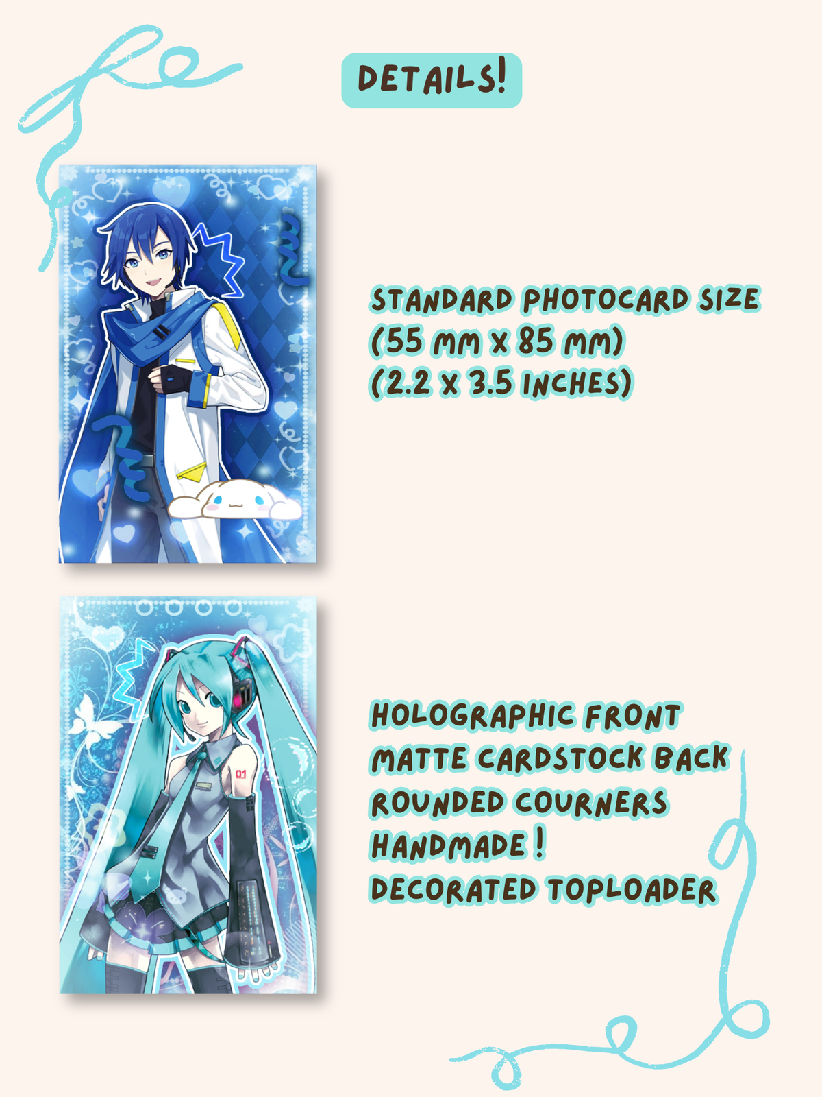 Vocaloid Photocards