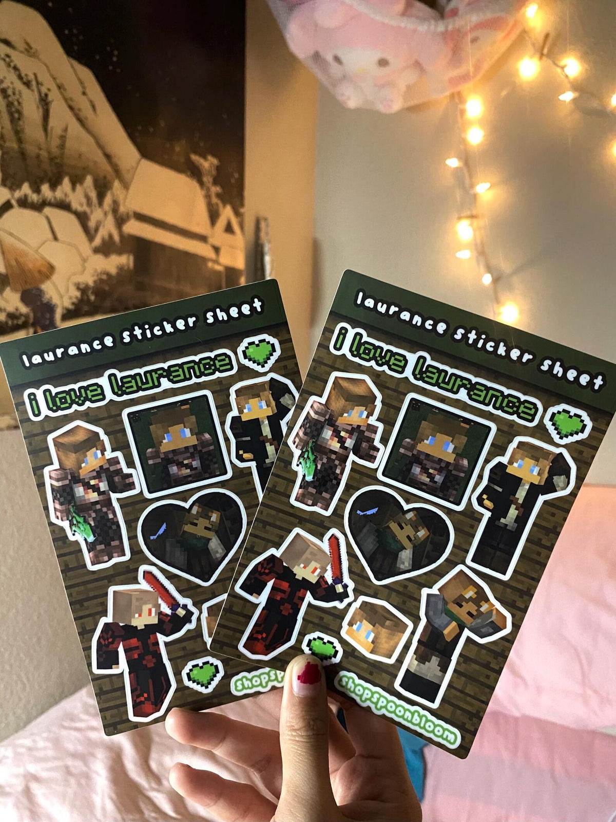 Overwatch Calico Critters Sticker Sheet