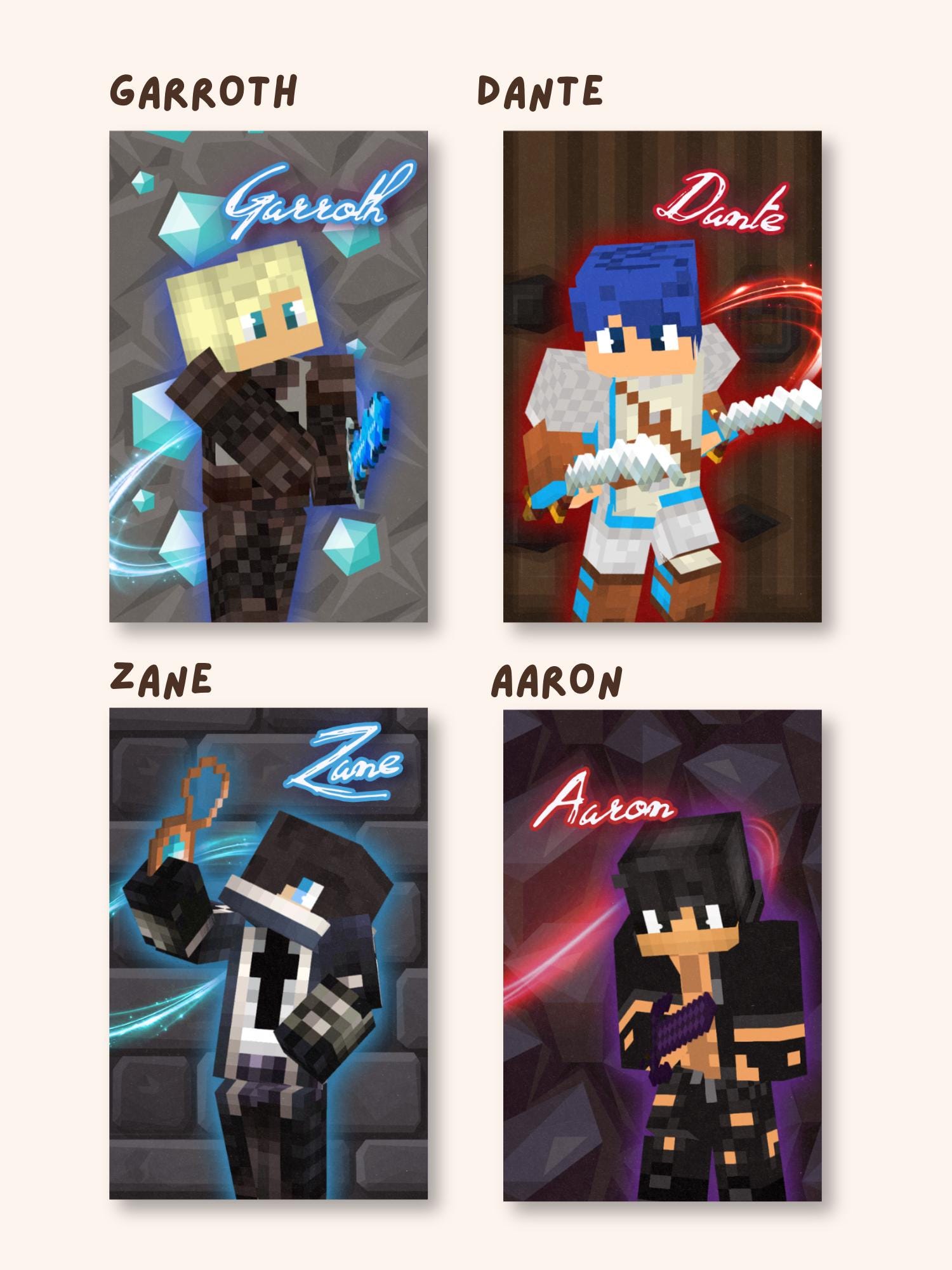 Aphmau Diaries Photocards