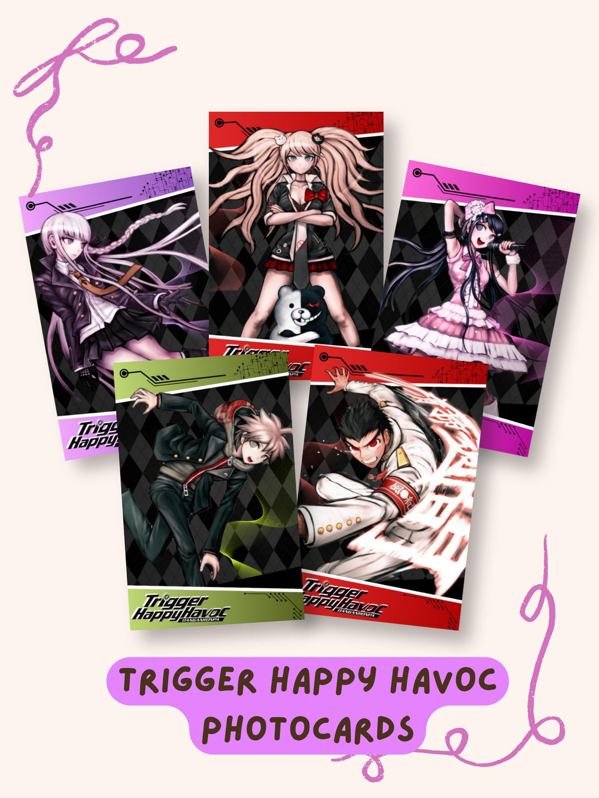 Danganronpa Trigger Happy Havoc Photocards