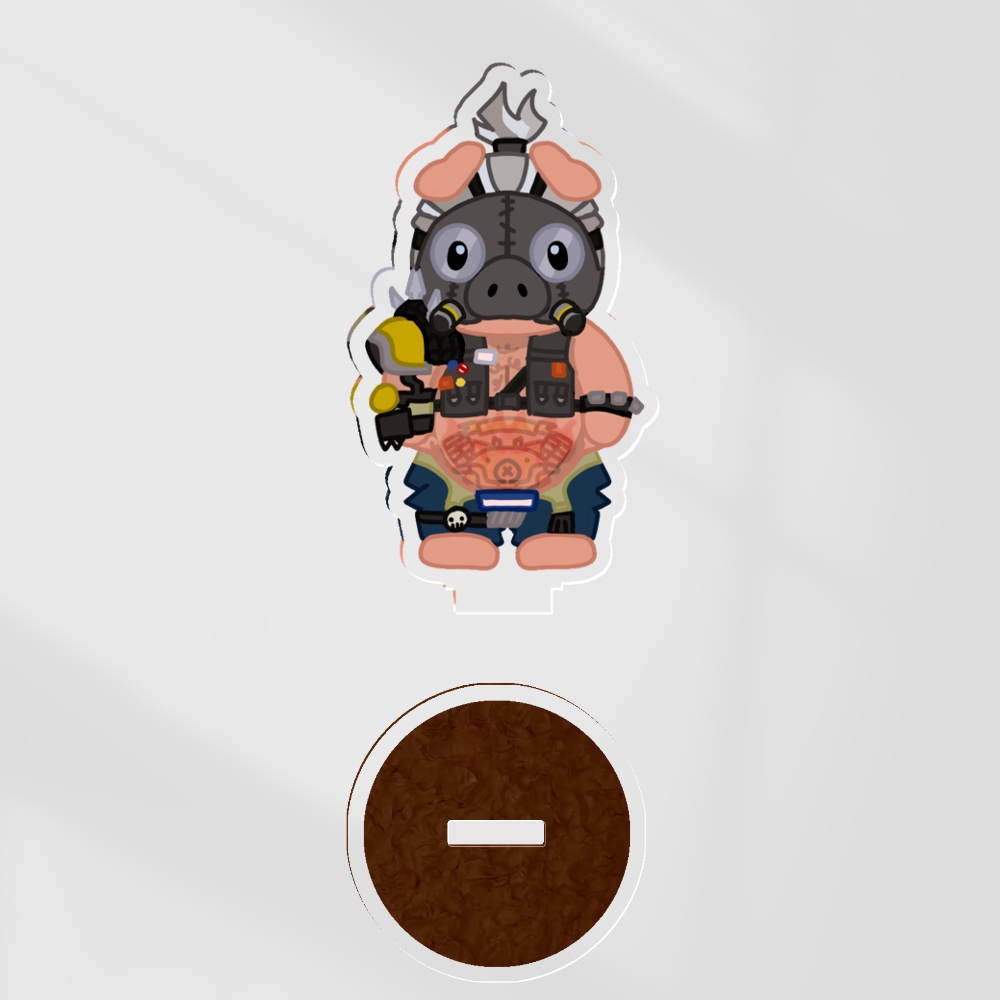 OW Roadhog Calico Critters Acrylic Standee