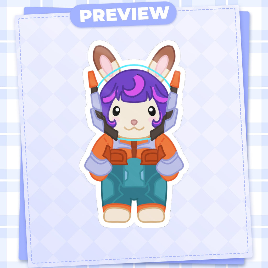 OW Juno Calico Critters Sticker