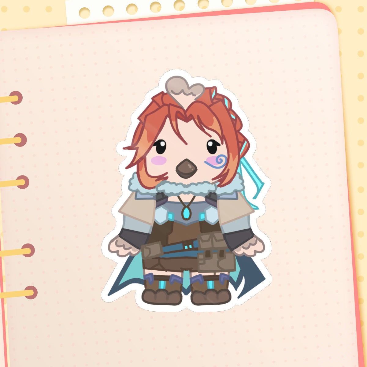 OW Freja Calico Critters Sticker