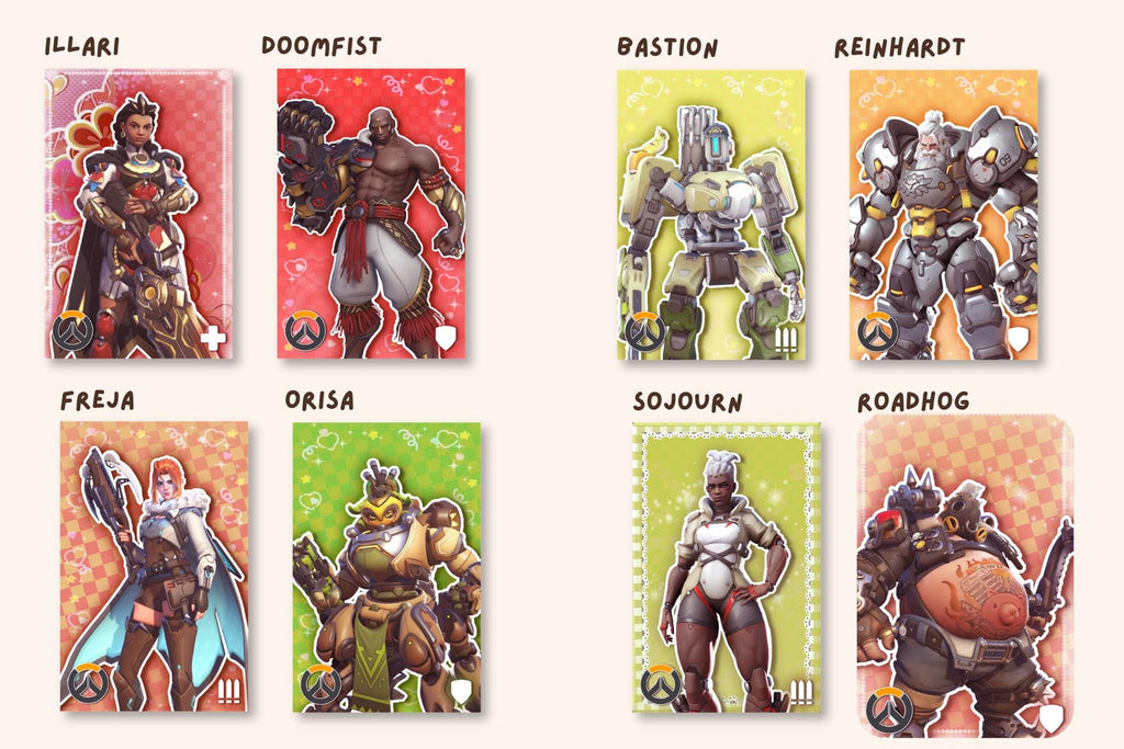 Overwatch Hero Photocards