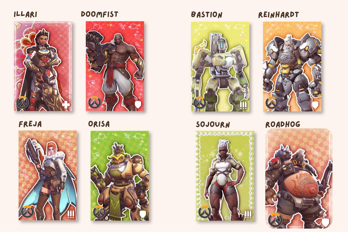 Overwatch Hero Photocards