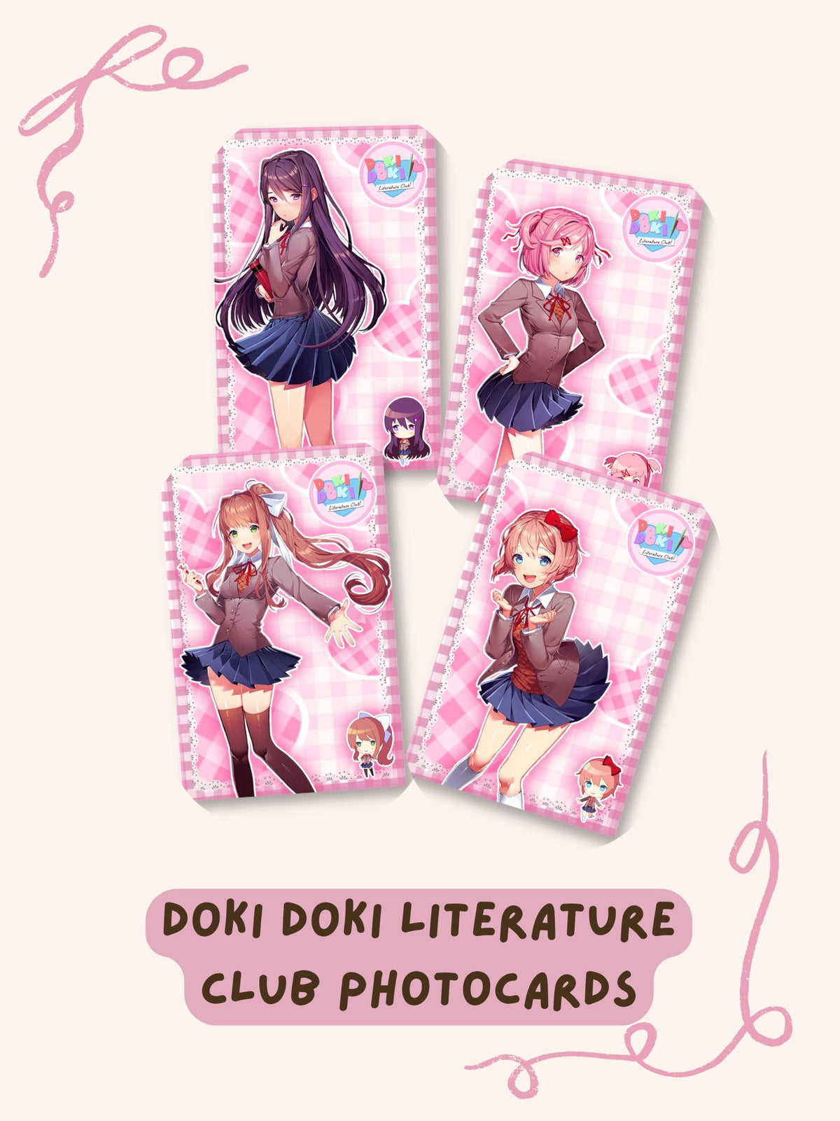 DDLC Doki Doki Literature Club Photocards