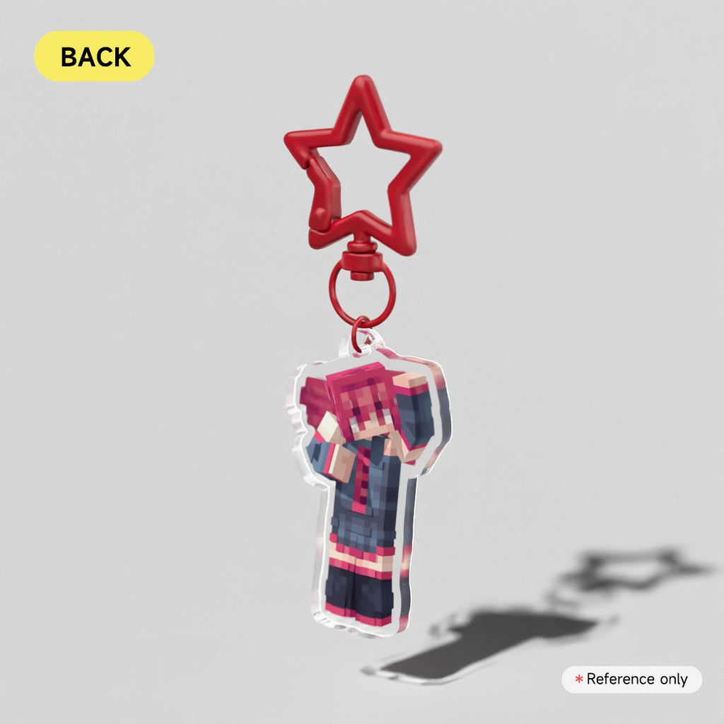 Minecraft Kasane Teto Acrylic Keychains
