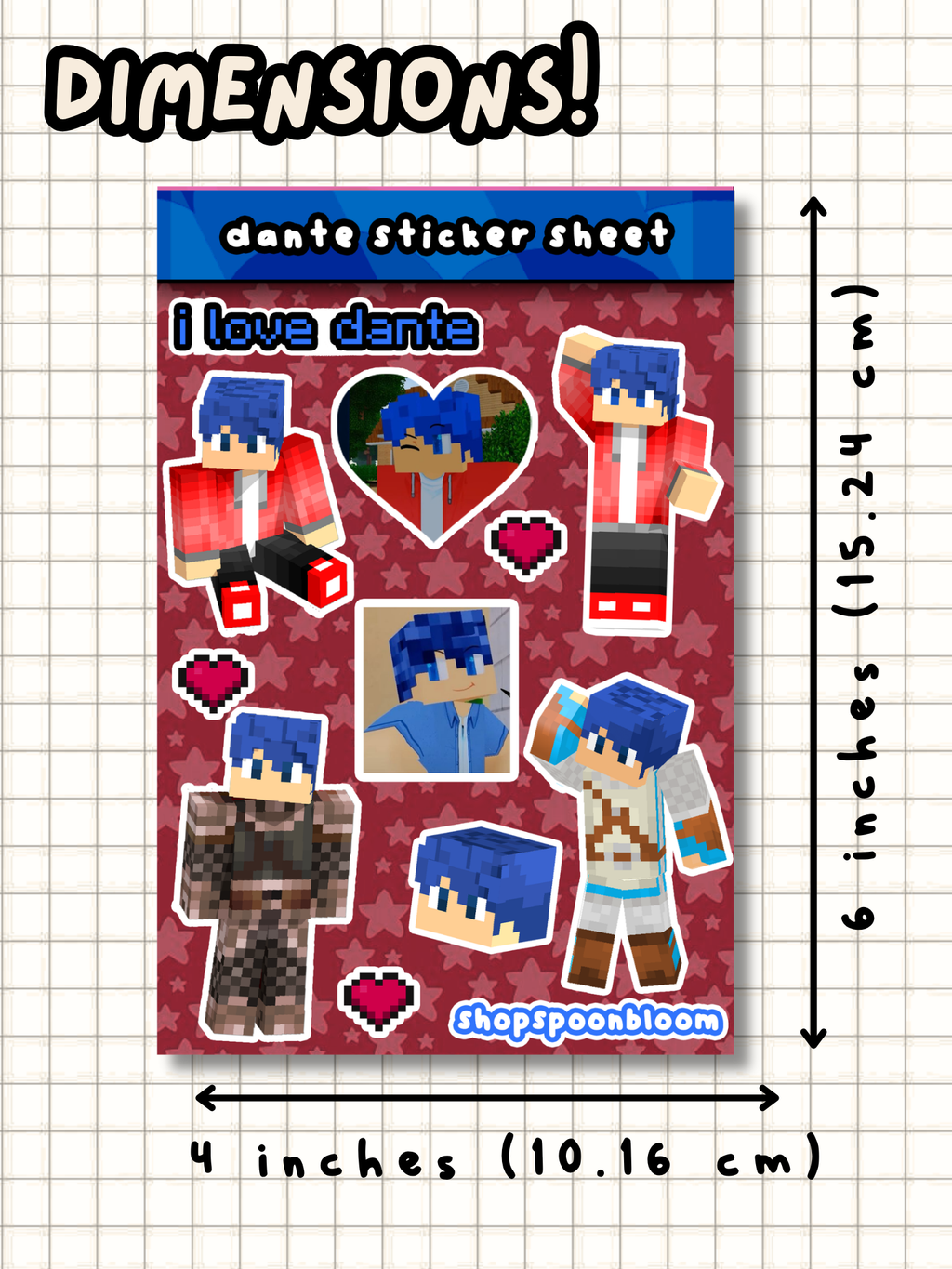 Dante Fan Bundle | Mystreet/MCD Diaries Aphmau Gift