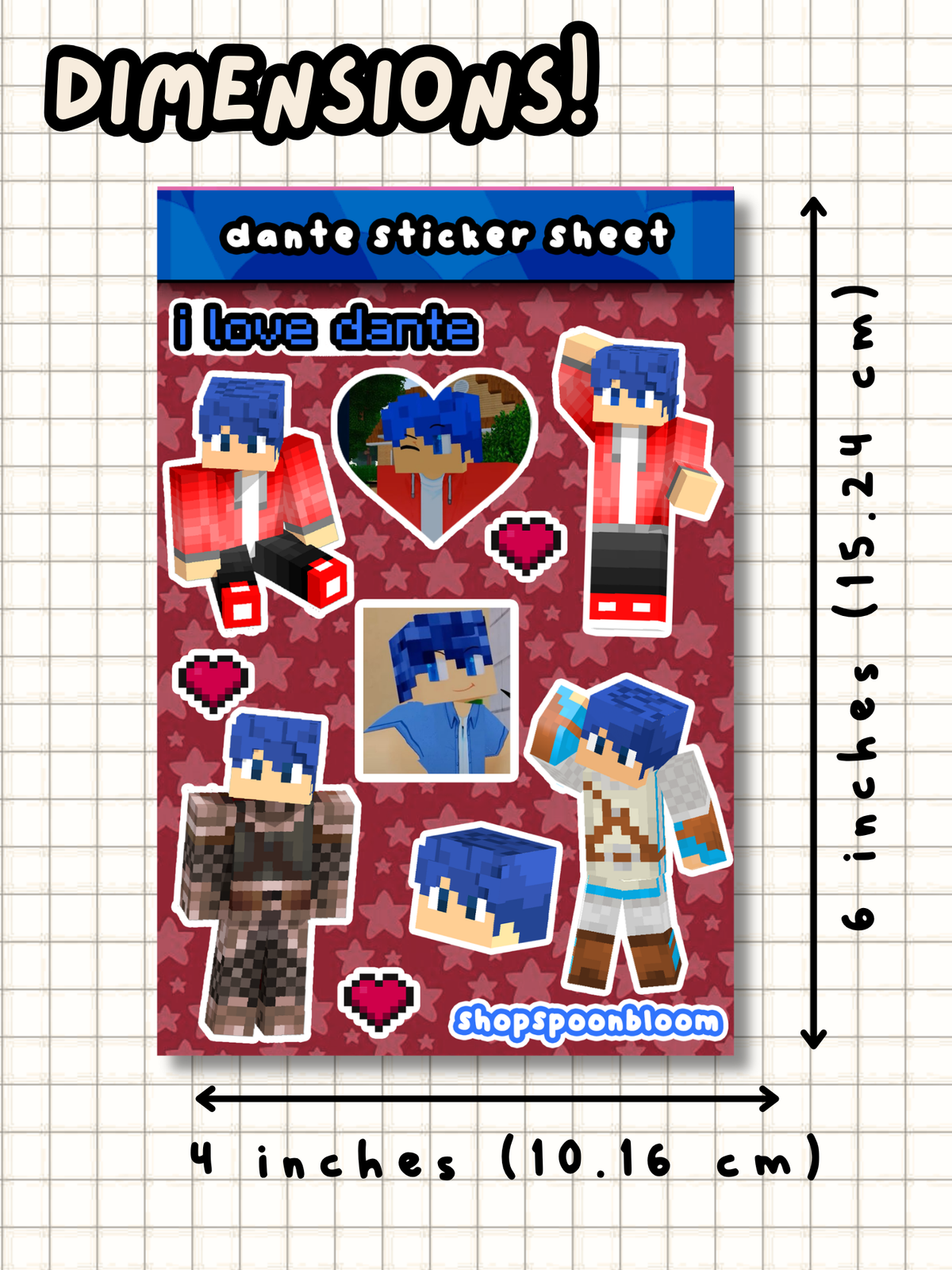 Dante Fan Bundle | Mystreet/MCD Diaries Aphmau Gift