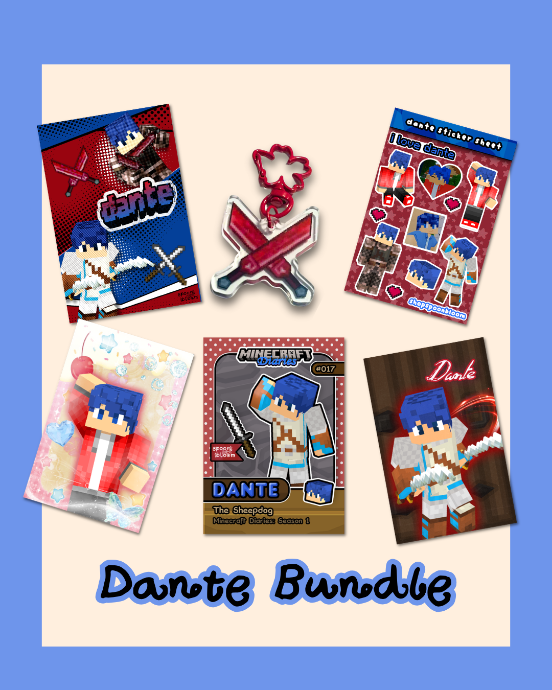 Dante Fan Bundle | Mystreet/MCD Diaries Aphmau Gift