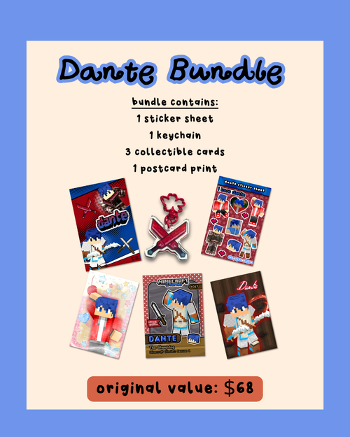 Dante Fan Bundle | Mystreet/MCD Diaries Aphmau Gift