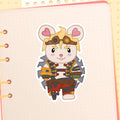 OW Junkrat Calico Critters Sticker