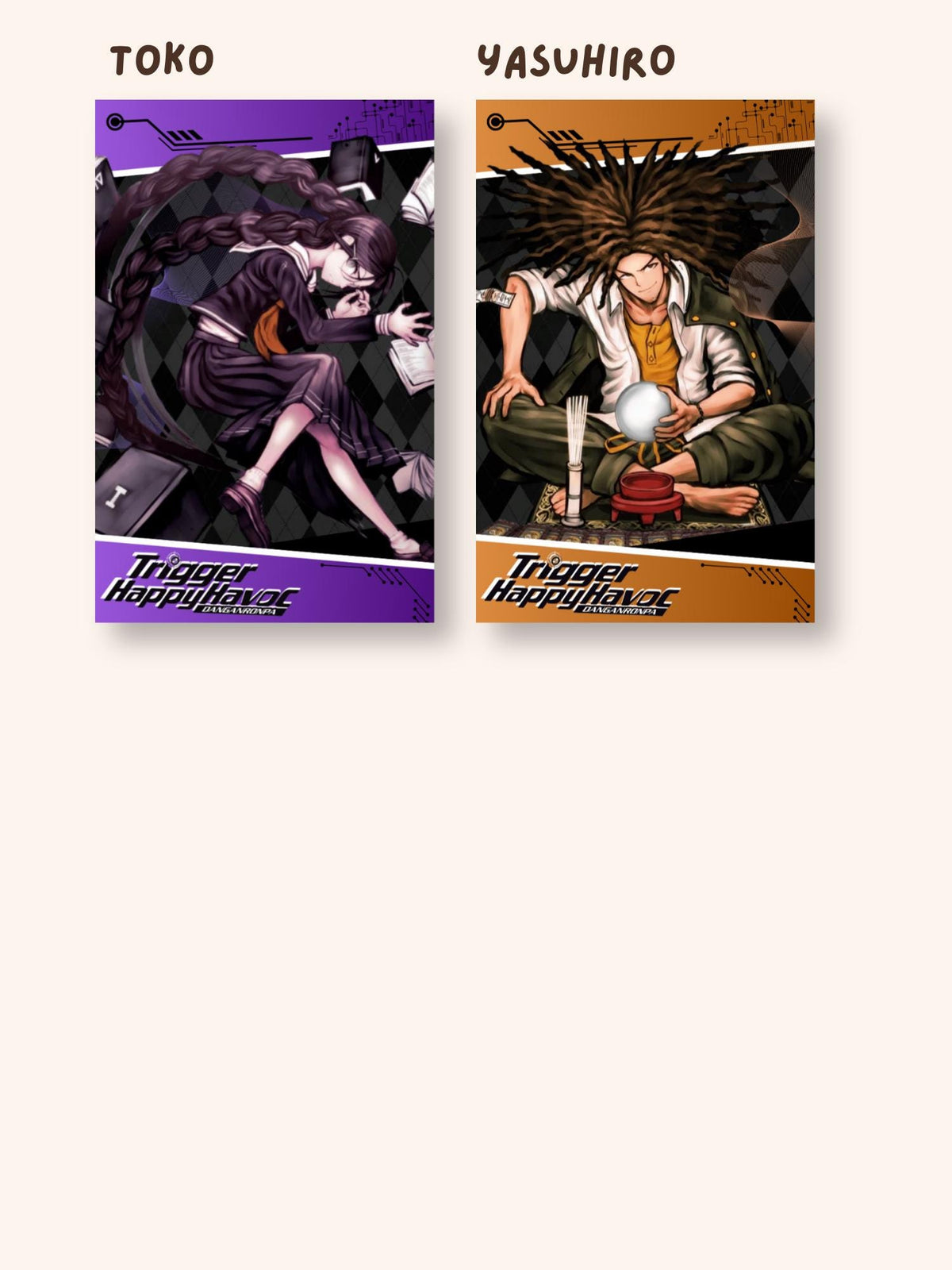 Danganronpa Trigger Happy Havoc Photocards