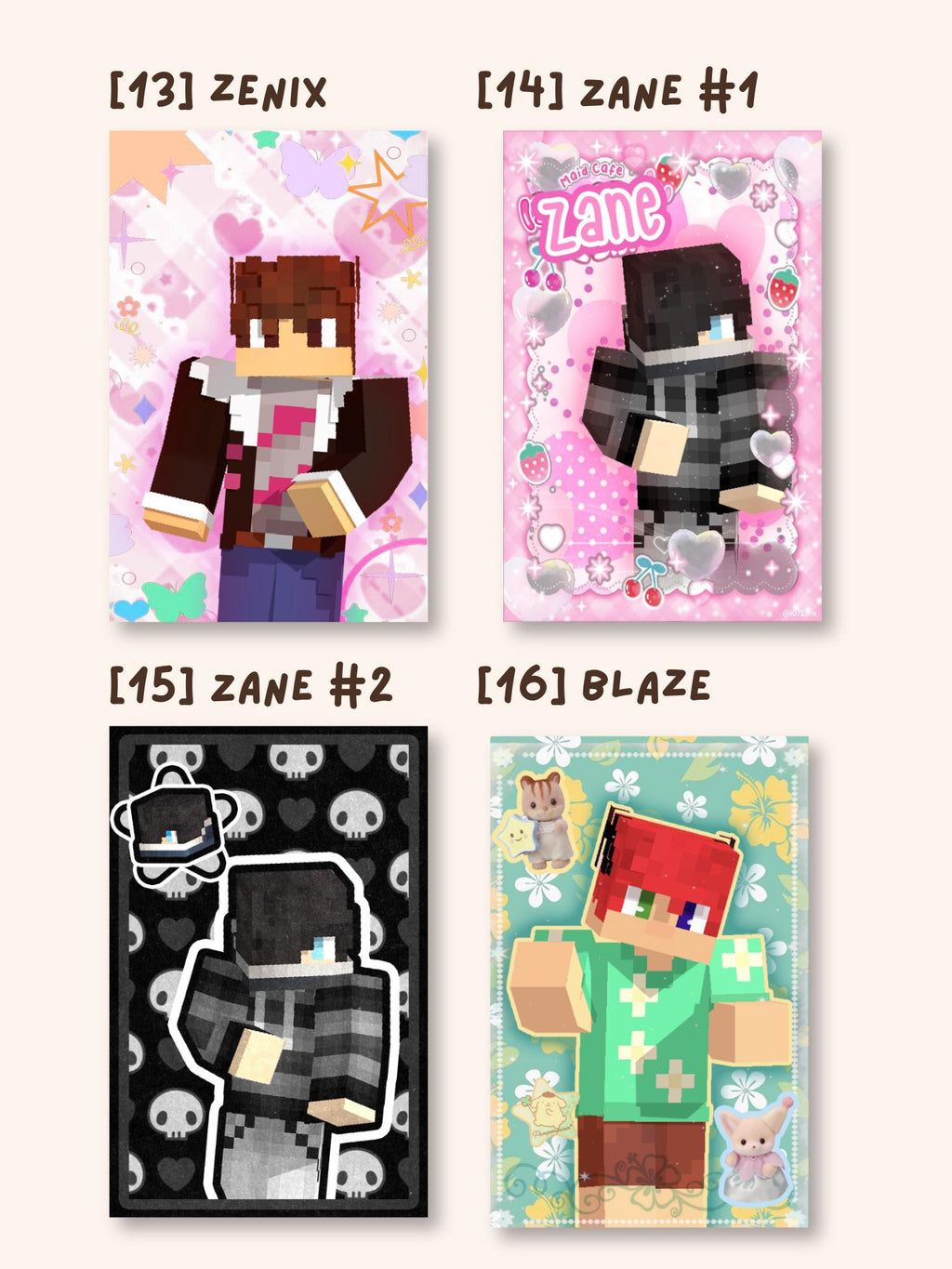 Aphmau MyStreet Photocards