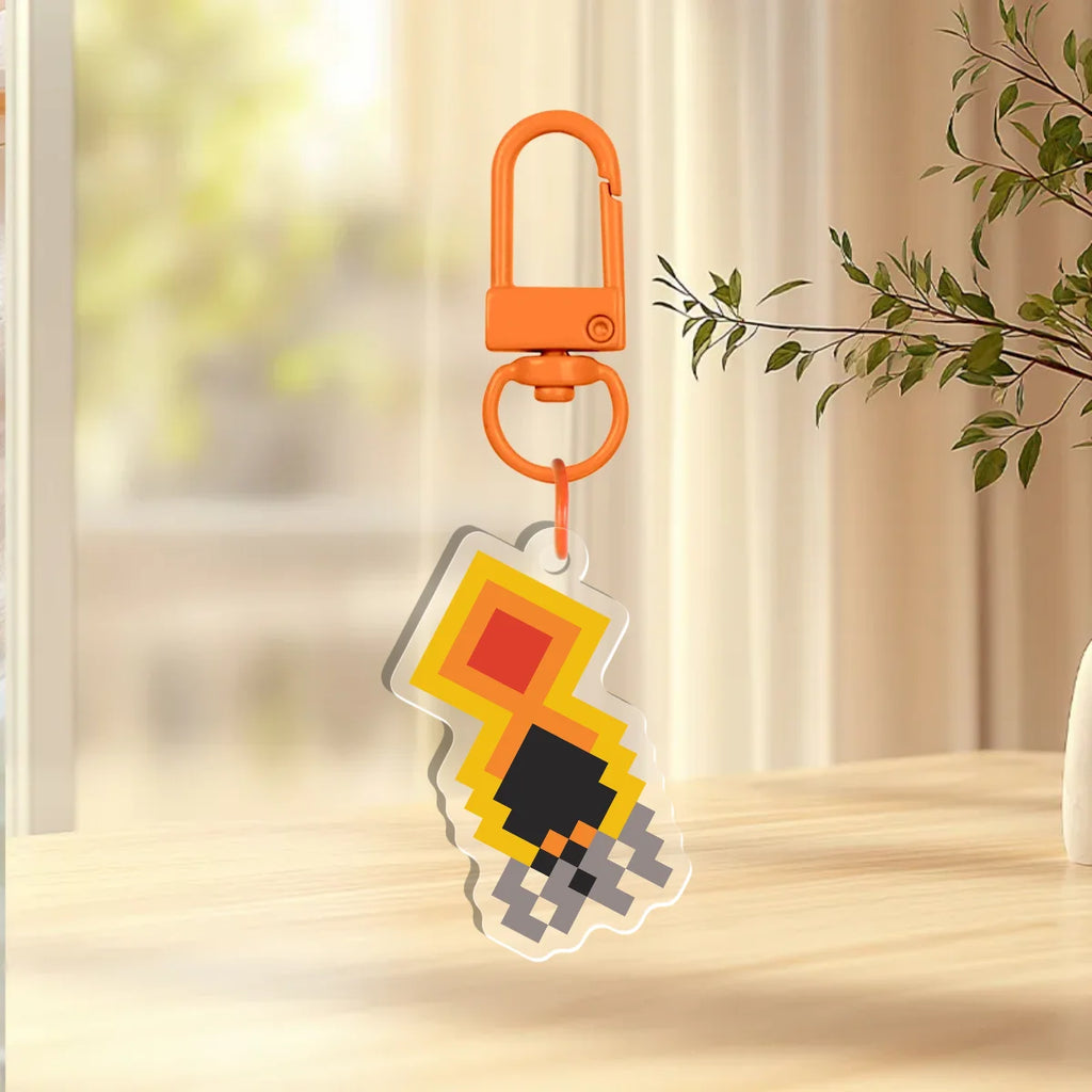 Katelyn the Fire Fist Acrylic Keychain
