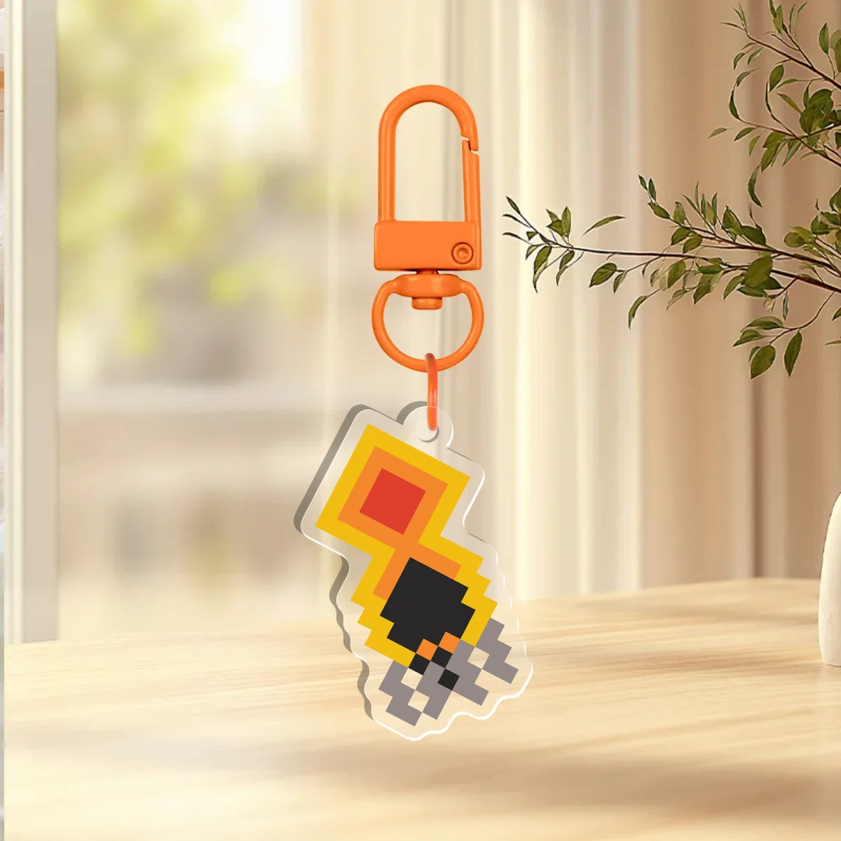 Katelyn the Fire Fist Acrylic Keychain
