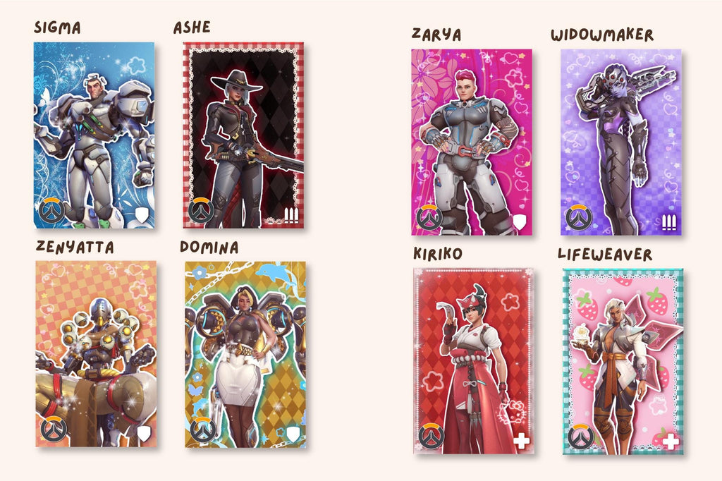 Overwatch Hero Photocards