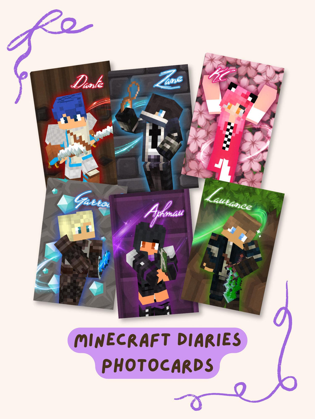 Aphmau Diaries Photocards