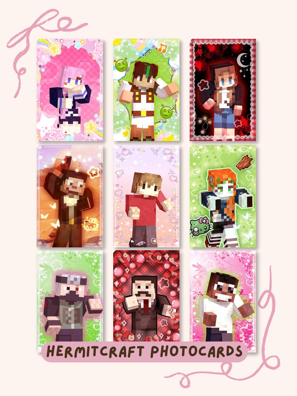 Life Series & Hermitcraft Photocards