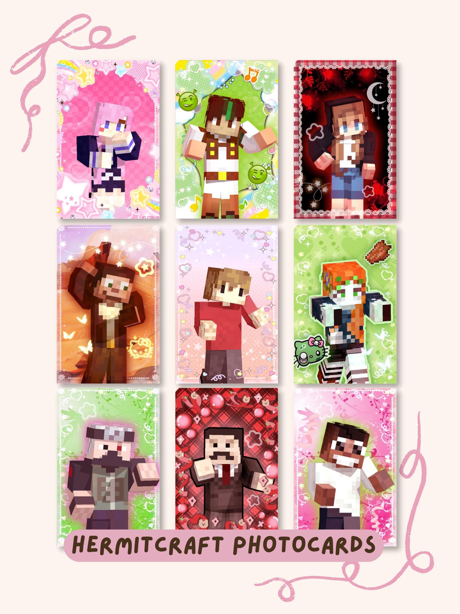 Life Series & Hermitcraft Photocards