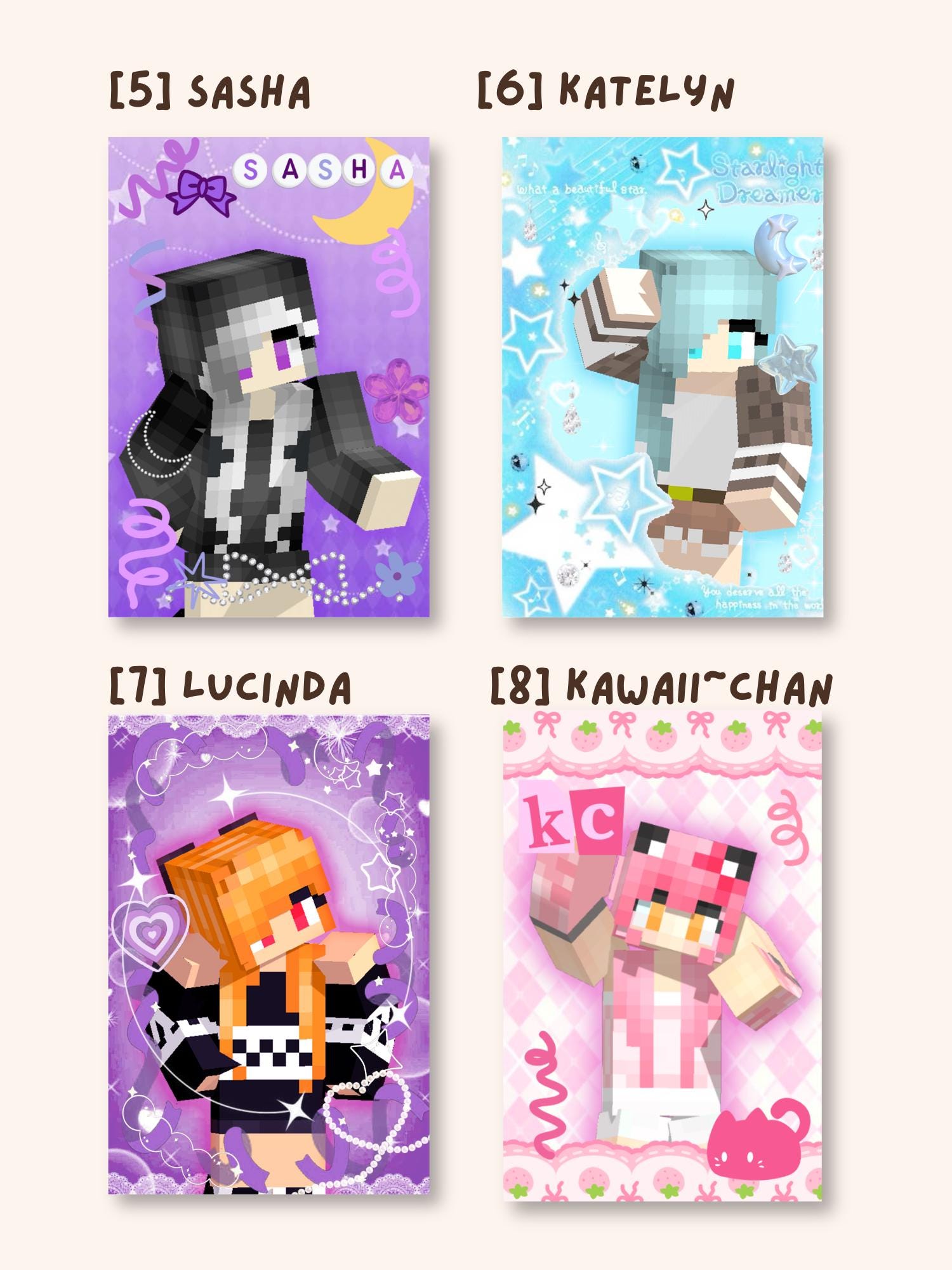 Aphmau MyStreet Photocards