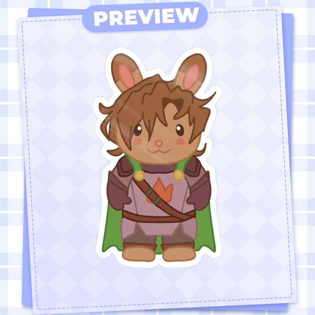 Laurance Zvahl Calico CrittersSticker