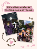 YCH Custom Minecraft Skin Ship Photocards