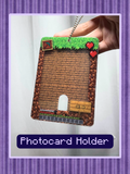 Grass Block Acrylic Photocard Holder Keychain