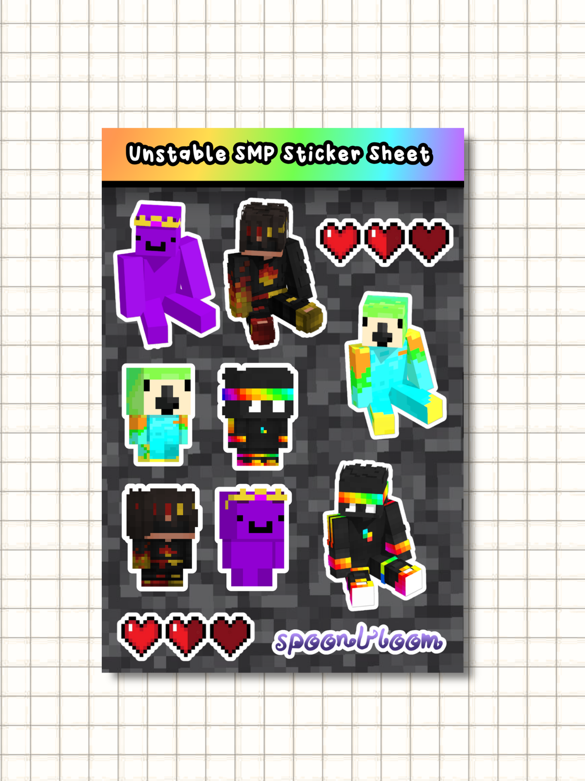 Unstable SMP Sticker Sheet