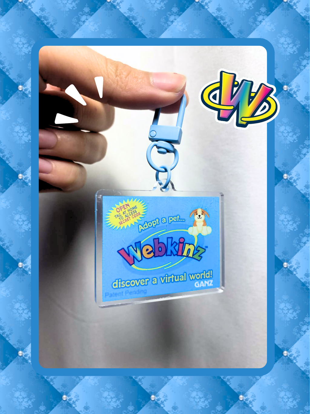 Webkinz Tag Keychain